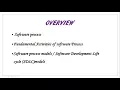 SOFTWARE PROCESS SDLC MODELS LECTURE - 2
