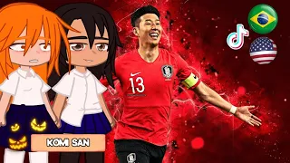 gacha life nagatoro react senpai as heung min son tiktoks ganhos e percas gacha react