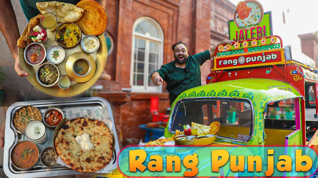 Authentic Punjabi Thali   Rang Punjab Restaurant   Best Amritsari Food