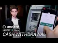How to wit raw cash via QR code from ATMs OPLATI mobile app