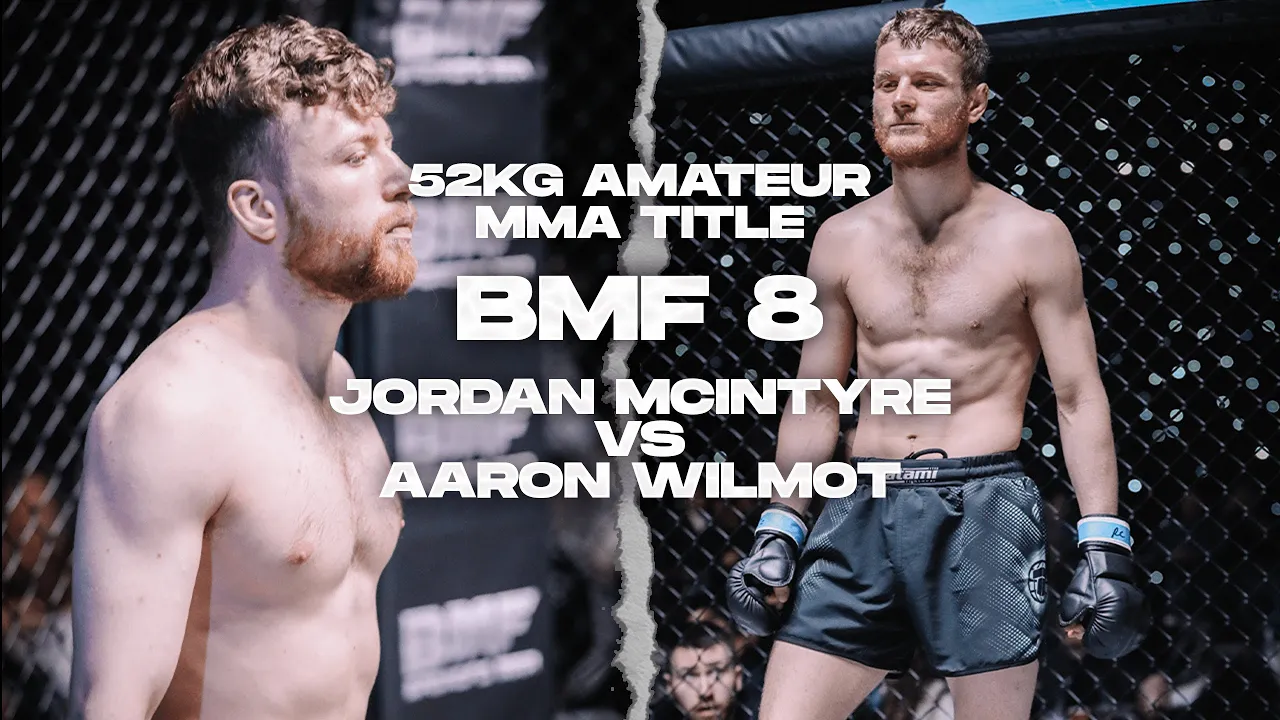 BMF 8 | Jordan McIntyre vs Aaron Wilmot | Amateur Strawweight MMA Title | BADMOFO MMA