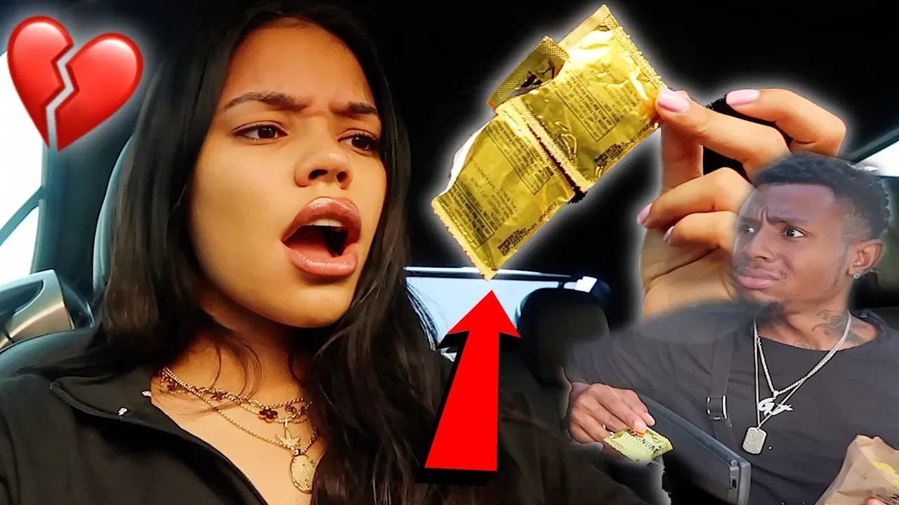 PREGNANT GIRLFRIEND FINDS CONDOMS IN BOYFRIEND'S CAR PRANK!