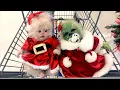 Baby yeti Icelyn and the Grinch baby go to Hobby Lobby to see Christmas stuff