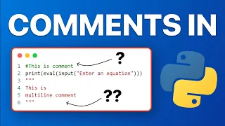 Comments in python Coding with sagar
