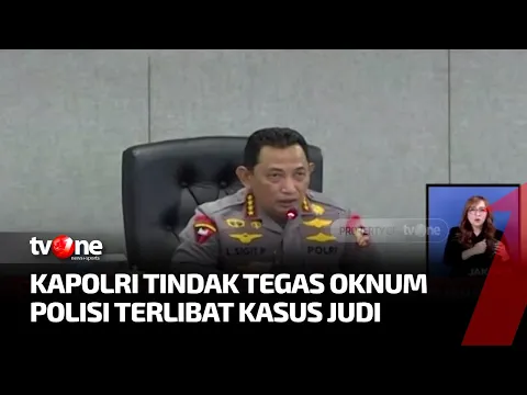Kapolri Ancam Copot Polisi Terlibat Judi, Tak Peduli Apakah Itu Kapolda atau Pejabar Mabes