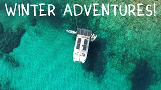 Electric Boating in the Cold & a Trip to a Bond Villain’s Lair