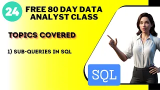 Learn SQL for Data Analysis Free Tamil Data Analyst Training Course in 80 Days Day 24 SQL
