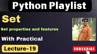 19 Sets in Python Python Sets Explained python playlist