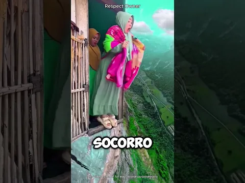 😱🏔️ Ela pensou que estava caindo de um penhasco… mas a realidade foi bem diferente! 😂