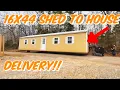 Very large building delivered NO SWEAT for the track mule