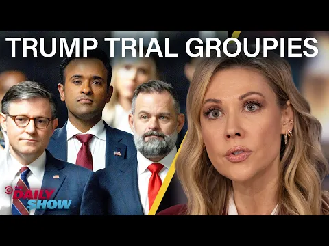 Download MP3 Trump's Thirsty VP Contenders Crash Trial \u0026 ChatGPT’s Flirty AI Update | The Daily Show