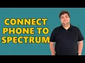 How to connect a home phone to a Spectrum modem