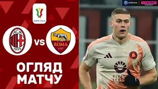 Мілан – Рома. Кубок Італії, 1/4 фіналу / Огляд матчу