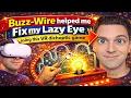 Buzz-Wire helped me Fix my Lazy Eye using this VR dichoptic game to reduce strabismus and amblyopia