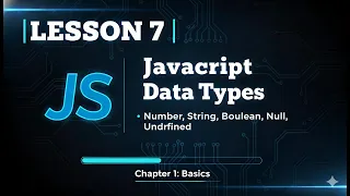 007 JavaScript Data Types Explained Number String Boolean Null Undefined