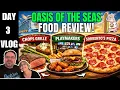 Oasis of the Seas Day 3 Food Vlog Chops Grille Playmakers and Sorrento s Pizza Review