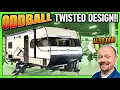 Unusual CRAFTY Rear Queen Bedroom 2026 Ibex 20FKDS Front Kitchen Couple s Camping Travel Trailer