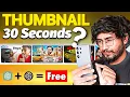I Made Thumbnails Like Top YouTubers Without Any Skills or Software