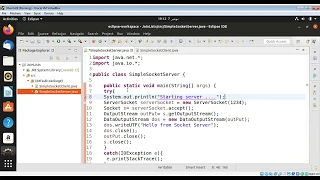 How to create Simple Socket Server and Client in Java