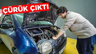 YENİ ARABAM KOMPLE ÇÜRÜK ÇIKTI Twingo 1.Bölüm