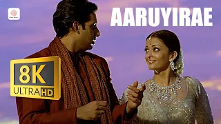 aaruyirae 8k 4k video song guru tamil a r rahman chinmayi aishwarya rai abhishekbachchan