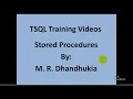 TSQL - Stored Procedures