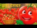 Lagu आहा टमाटर - Aaha Tamatar Bade Mazedar Nursery Rhymes and Kids Song in Hindi Suno Rhymes #cartoon