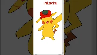 Pikachu in turtle graphics in python