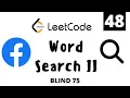 Leetcode 212 Word Search II Python Tree