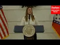 Gov Sarah Huckabee Sanders Delivers Remarks At Arkansas Farm Event
