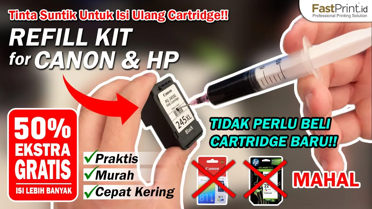 tinta printer canon tidak keluar. 