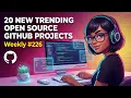 Trending Open-Source Github Projects Remotion AionUi OpenCode UltraRAG Memos