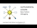 Lesson Basic Debugging Learning IoT with Python and Raspberry Pi