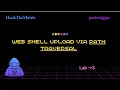Lab 3 web shell upload via path traversal