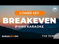 Download Lagu Breakeven - The Script (Lower Key - Piano Karaoke)