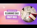 HSN Anna Griffin Clearance Sale Craft Haul