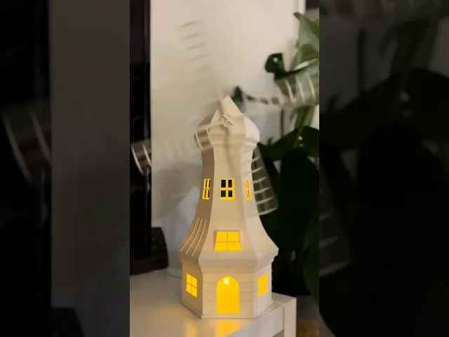 Dutch Windmill LED_Lampenset & tea light Holder video thumbnail