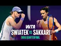 Lagu Iga Swiatek vs. Maria Sakkari | 2026 Doha Quarterfinals | WTA Match Highlights