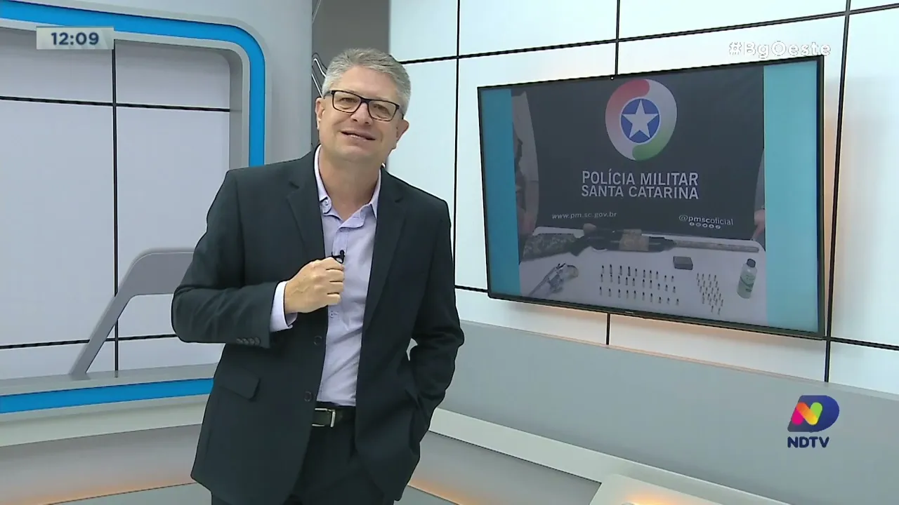 Homem é detido com armas e munições no Bairro Efapi