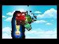 Inside Out Characters Jumping Trampoline Sky Version