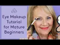 Eenvoudige oogmake-up tutorial voor volwassen beginners - Make-up voor oudere vrouwen | Zie er al...