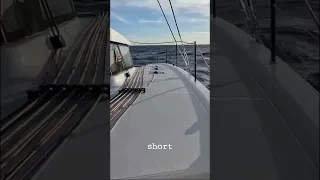 ‘We’re maintaining a pretty consistent late 7 knots’ #catamaranyacht #catamaransailing #sailing