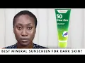 Walgreen Clear Zinc Sunscreen SPF 50 Demo Review On Dark Skin