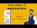 HTML 01 Basics of HTML Basic Tags Basic Concept Introduction to HTML