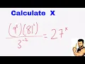 54 Another Exponent question - SAT GRE GMAT Algebra ACT