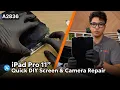 iPad Pro 11 M4 A2836 Screen Rear Camera Replacement Quick DIY Tutorial