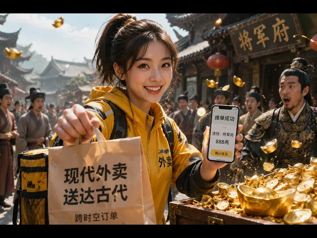 穿越古代，我靠“外卖系统”直接财富自由了