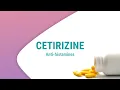 cetirizine Antihistamines Drug of the Day