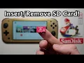 Nintendo Switch Lite Micro SD Card How to Insert Remove