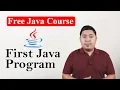 Java Tutorial 3 First Java Program How To Download And Install Jdk Eclipse